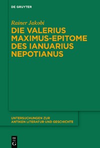 Cover Die Valerius Maximus-Epitome des Ianuarius Nepotianus