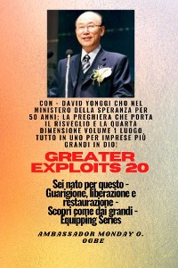 Cover Grandi imprese - 20 Con - David Yonggi Cho Nel ministero della speranza per 50 anni; ..