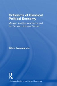 Cover Criticisms of Classical Political Economy