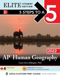 Cover 5 Steps to a 5: AP Human Geography 2022 Elite Student Edition
