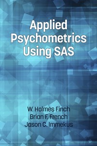 Cover Applied Psychometrics using SAS