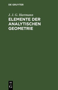Cover Elemente der analytischen Geometrie