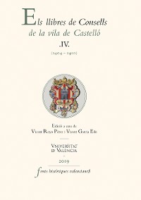 Cover Els llibres de Consells de la vila de Castelló IV
