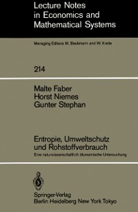 Cover Entropie, Umweltschutz und Rohstoffverbrauch