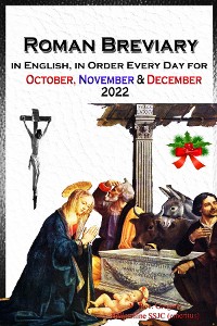 Cover The Roman Breviary in English, in Order, Every Day for October, November, December 2022