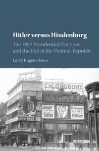 Cover Hitler versus Hindenburg