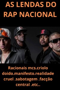 Cover As Lendas Do Rap Nacional