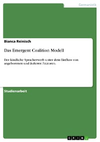 Cover Das Emergent Coalition Modell