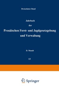 Cover Jahrbuch der Preußischen forst- und Jagdgesetzgebung und Verwaltung