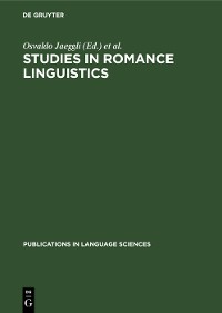Cover Studies in Romance Linguistics