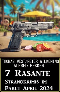 Cover 7 Rasante Strandkrimis im Paket April 2024