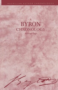 Cover Byron Chronology