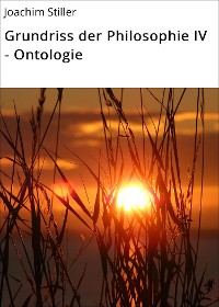 Cover Grundriss der Philosophie IV - Ontologie