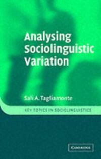 Cover Analysing Sociolinguistic Variation
