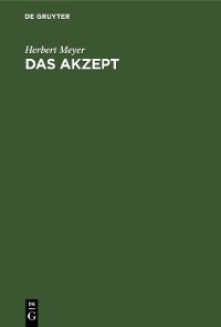 Cover Das Akzept