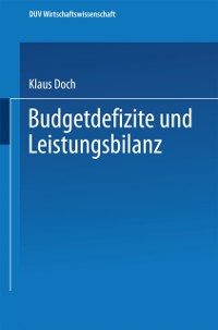 Cover Budgetdefizite und Leistungsbilanz