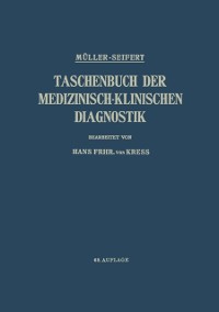 Cover Taschenbuch der medizinisch-klinischen Diagnostik