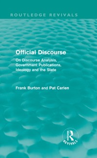 Cover Official Discourse (Routledge Revivals)