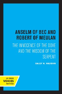 Cover Anselm of Bec and Robert of Meulan