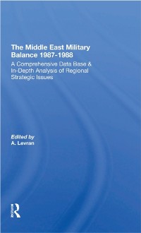 Cover Middle East Military Balance 1987-1988