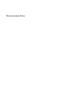 Cover Microeconomic Policy