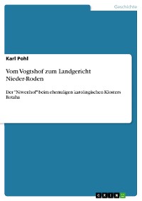 Cover Vom Vogtshof zum Landgericht Nieder-Roden