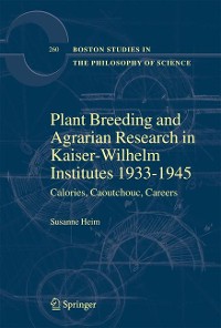 Cover Plant Breeding and Agrarian Research in Kaiser-Wilhelm-Institutes 1933-1945