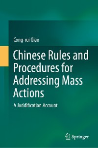 Cover Chinese Rules and Procedures for Addressing Mass Actions