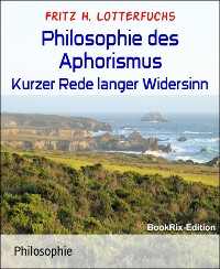 Cover Philosophie des Aphorismus
