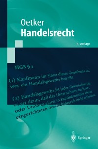 Cover Handelsrecht