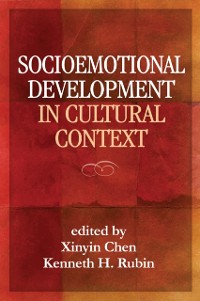 Cover Socioemotional Development in Cultural Context