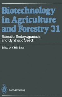 Cover Somatic Embryogenesis and Synthetic Seed II
