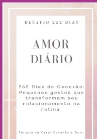 Cover Amor Diário - Desafio 252 Dias