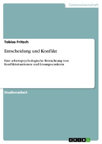 Cover Entscheidung und Konflikt