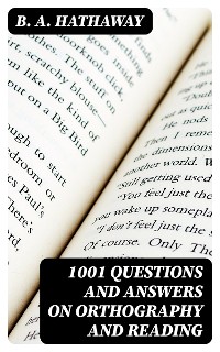 Cover 1001 Questions and Answers on Orthography and Reading
