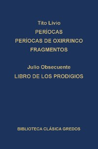 Cover Períocas. Períocas de Oxirrinco. Fragmentos. Libro de los prodigios.