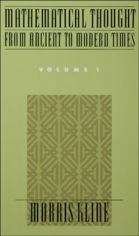 Cover Mathematical Thought From Ancient to Modern Times, Volume 1