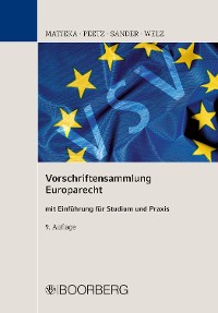 Cover Vorschriftensammlung Europarecht