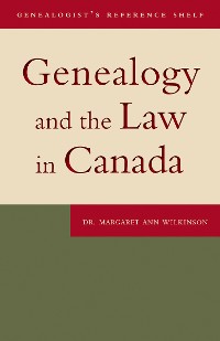 Cover Genealogy and the Law in Canada