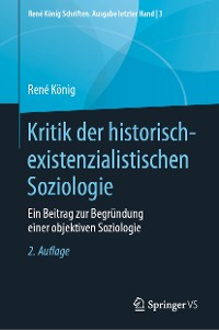 Cover Kritik der historisch-existenzialistischen Soziologie