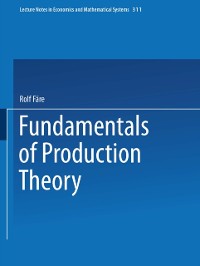 Cover Fundamentals of Production Theory