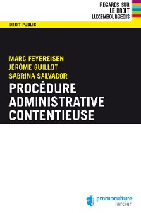 Cover Procédure administrative contentieuse