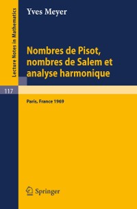 Cover Nombres de Pisot, Nombres de Salem et Analyse Harmonique
