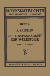 Cover Die Zerspanbarkeit der Werkstoffe