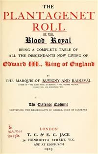 Cover The Plantagenet Roll of the Blood Royal