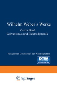 Cover Wilhelm Weber’s Werke
