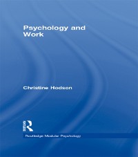 Cover Psychology and Work