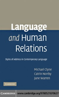 Cover Language and Human Relations