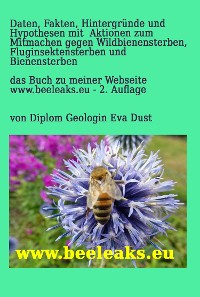 Cover Daten, Fakten, Hintergründe und Hypothesen mit Aktionen zum Mitmachen gegen Wildbienensterben, Fluginsektensterben und Bienensterben