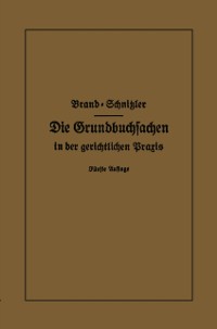 Cover Die Grundbuchsachen in der gerichtlichen Praxis